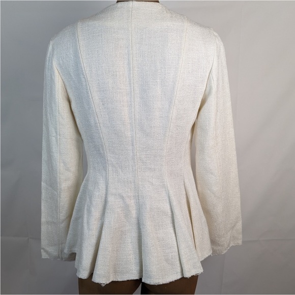 Theory Movement Jacket Blazer in Canvas Tweed Sz 6 - Picture 6 of 10